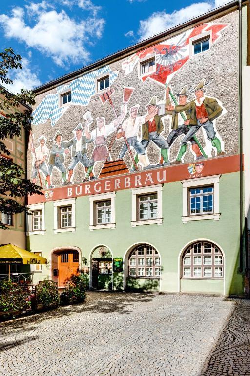 Brauereigasthof/Hotel Buergerbraeu Бад-Райхенхалль Экстерьер фото