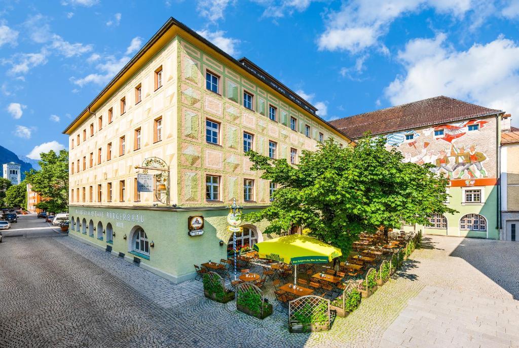 Brauereigasthof/Hotel Buergerbraeu Бад-Райхенхалль Экстерьер фото